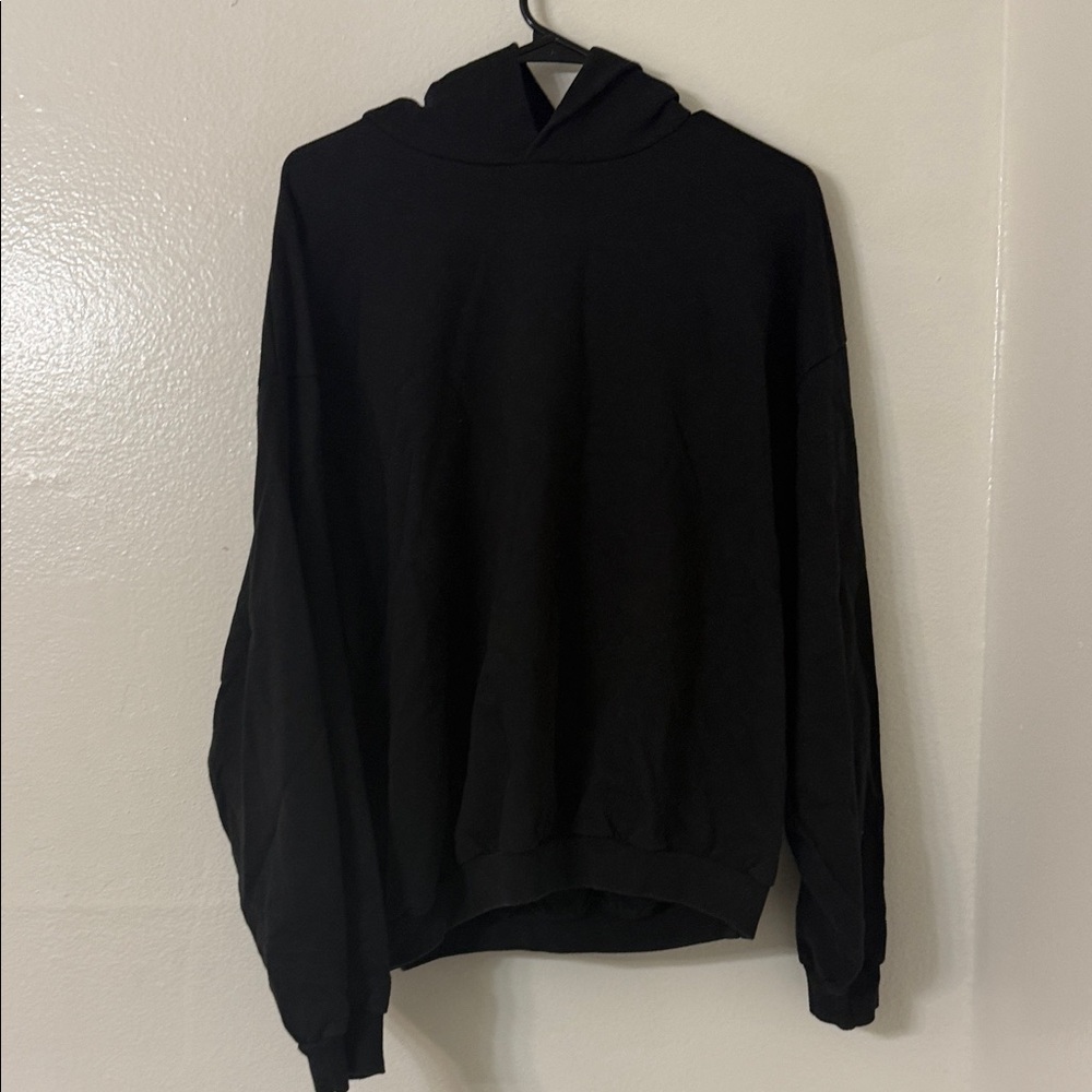 Lightly Used- Yeezy YZY HD-01 04 BLANK Hoodie Black - Size 2 (M) Vultures Bully